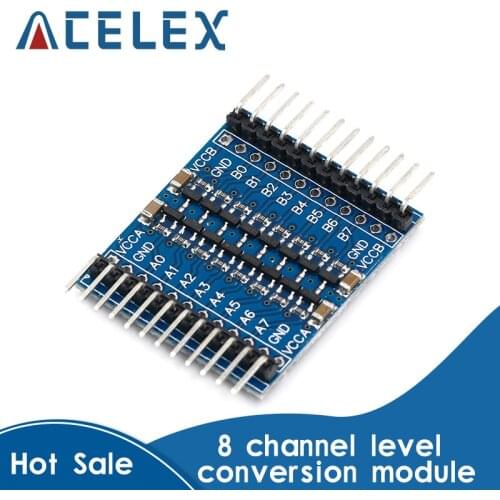 8 channel level conversion module two-way conversion between 3.3V and 5V IO access 5V sensor forRaspberry Pi