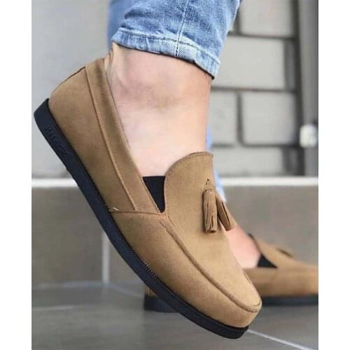 Knack Loafer Men Shoes 007 Sand