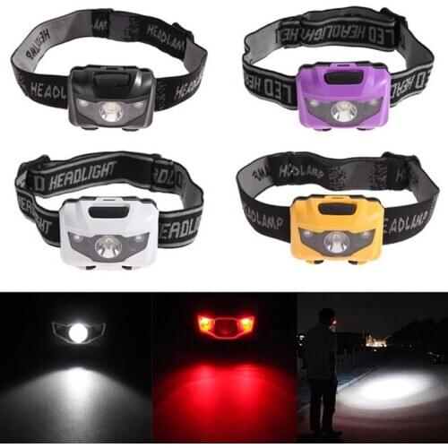 Headlamp Red Light Torch Bicycle Bike Camping Headlight High Power 4modes Fishing Running Head Torch Lamp Hiking Sporting Goods