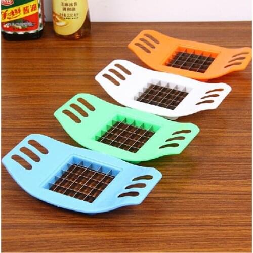 Stainless Steel Vegetable Potato Slicer Cutter Chopper Chips Making Tool Potato Cutting Fries Tool Kitchen Accessories
