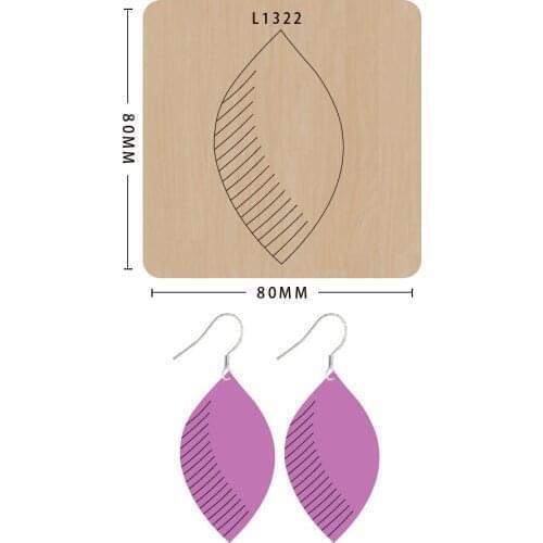 Cutting Mold Wood Dies New Design Craft Die Beautiful Earring decoration scrapbooking Paper Card Craft