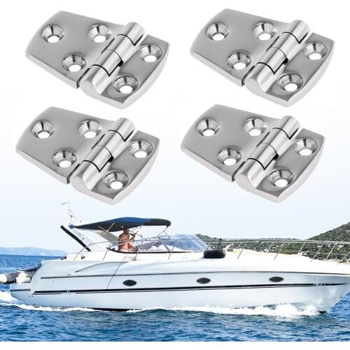 4pcs Marine Grade 316 Stainless Steel Short Side Door Hinge for Boats RV
