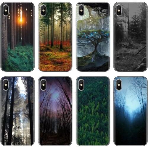 Sweet Silicone Phone Case Forest & Tree Wallpaper For Samsung Galaxy A10 A30 A40 A50 A60 A70 a12 a31 a41 a51 a71 a20e a21s M30