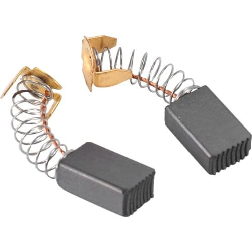 HLZS-2 Pcs Electric Drill Motor Carbon Brushes 15 x 9 x 6mm