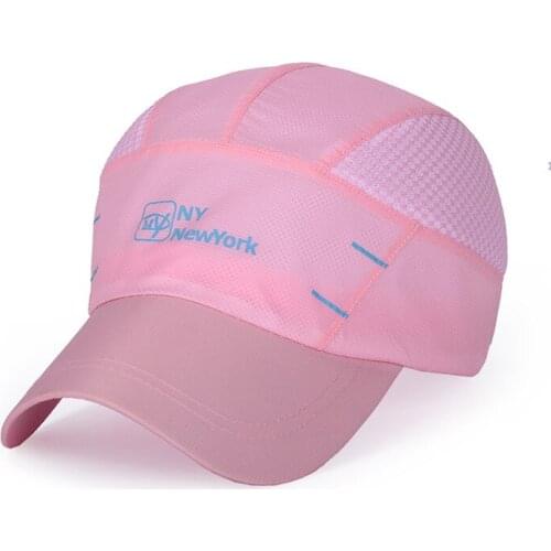 Unisex Breathable Mesh Baseball Cap Quick Dry Running Hat Lightweight Cooling Water Sports Hat Adjustable Trucker Baseball Cap