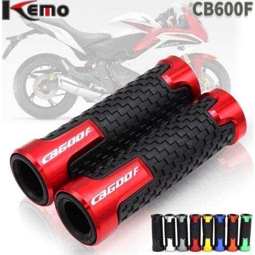 For HONDA CB600F CB 600F 7/8" 22mm Universal Motorcycle Accessories CNC Aluminum Handlebar Hand Grips Handle Bar End Grip