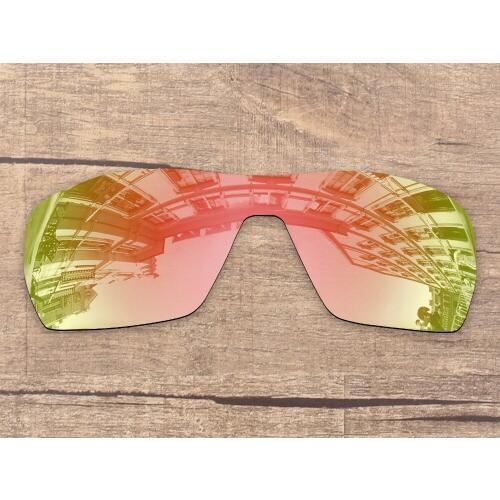 Vonxyz Peach Gold Mirror Polarized Replacement Lenses for-Oakley Offshoot Frame