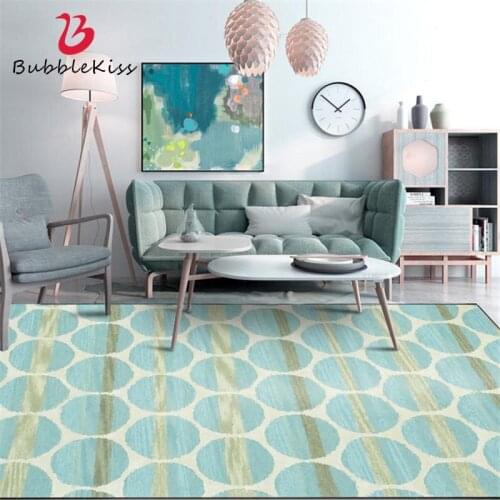 Bubble Kiss European Style Gradient Light Green Dot Pattern Carpets For The Modern Living Room Study Room Home Decor Rugs Mats