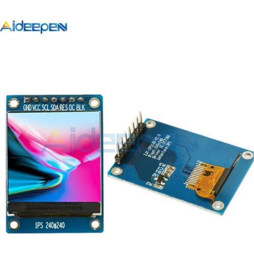 1.3 inch IPS Screen ST7789 Drive IC 240*240 SPI Communication 3.3V Voltage SPI Interface Full Color LCD OLED Display