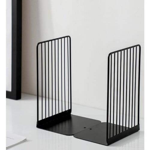 Iron Storage Rack Book Magazine Holder Organizer Book Stand for Home Office Decor
