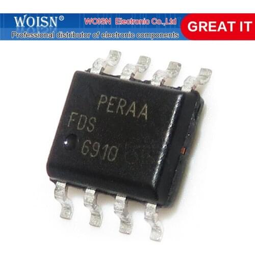 1pcs/lot FDS6910 6910 SOP-8 In Stock