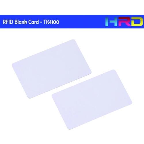 [100pcs/lot] ID/IC rfid tk4100 em4100 em4200 blank white card low frequency 125khz read only access control electronic lock card