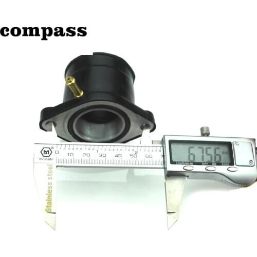 2PCS Motorcycle JIANSHE250 JS250 ATV INTAKE PIPE EURO STANDARD MANIFOLDS RUBBER