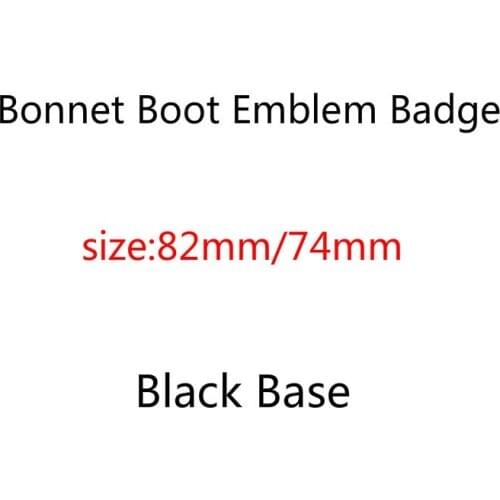 20pcs/lot 82mm 74mm Black Base Bonnet Boot Emblem Badge Front Rear Trunk Logo E46 E39 E38 E90 E60 X3 X5 X6 511481323