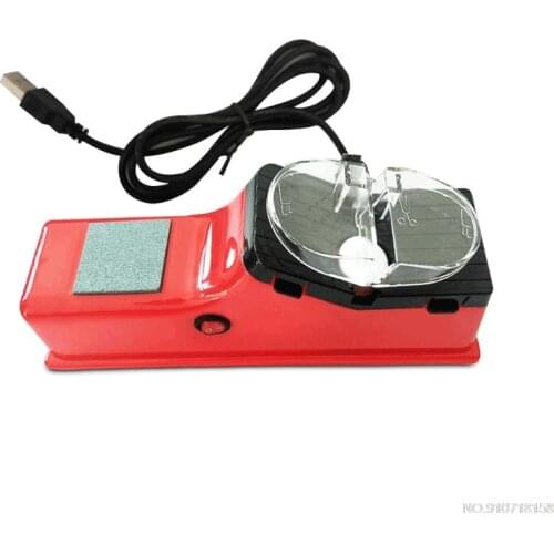 Automatic Electric Knife Sharpener Kitchen Professional USB Rotary Stone Sharpener Easy Fast Knife Scissor Jy22 21 Dropship
