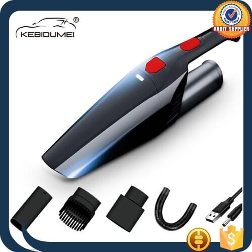 Kebidumei Car Vacuum Built-in Battery Wireless Binding Cordless Hand Held Vacuum Cleaner Small Mini Portable Car Auto Home Dirty