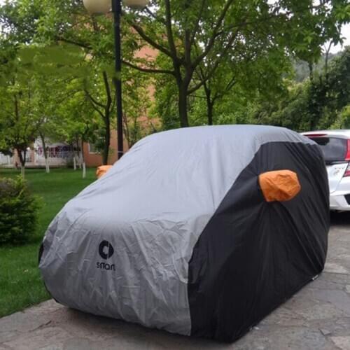 Car Sunscreen Cover Clothes Rainproof Heat Isolate Double Color Cloth for Smart fortwo forfour 451 453 Accessories