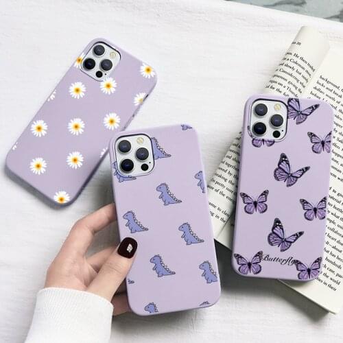Lovely Flowers Daisy Cases For Samsung Galaxy S21 Ultra S20 Lite FE S30 S10 S9 Plus A21s A71 A12 A20e A51 A52 A32 A50 A30S A50s