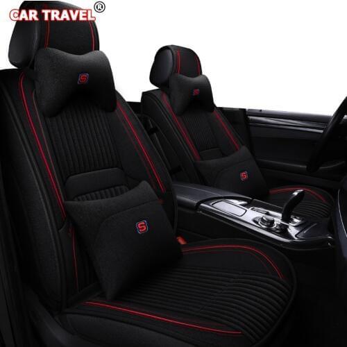 CAR TRAVEL universal car seat covers for chery tiggo t11 2/3/5 jac s3 s2 zotye t600 matiz daewoo logan kadjar seat cover cars