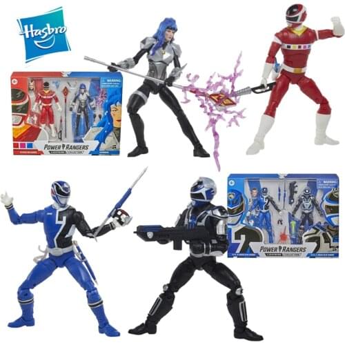 Hasbro Mighty Morphin Power Rangers S.p.d.b&a-Squad Blue Ranger In Space Red Ranger&astronema Action Figure Model Toy Gift PVC