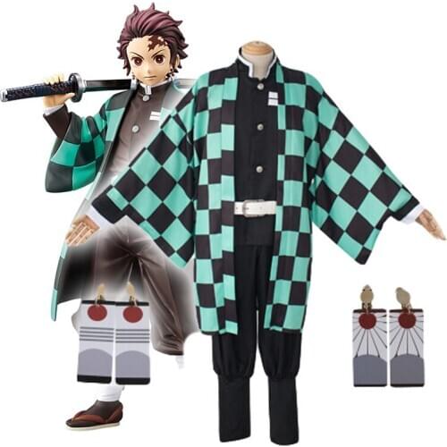 Kimetsu no Yaiba Demon Slayer Cosplay CostumeKamado Tanjirou Nezuko Agatsuma Zenitsu Tomioka Giyuu Muzan Cosplay anime