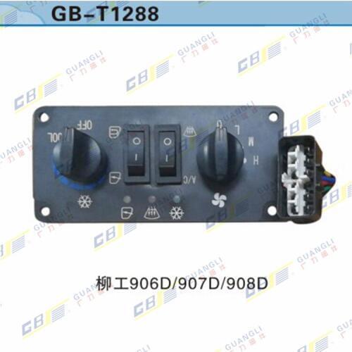 Liugong Air conditioning Control Panel LG906D 907D 908D 908DN imported Air conditioning switch excavator accessories digger