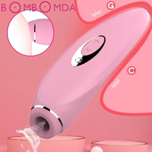 Clit Sucker Vagina Sucking Vibrator Clitoris Stimulator Blowjob Oral Nipple Sex Toys for Adult Women Masturbator Erotic Products