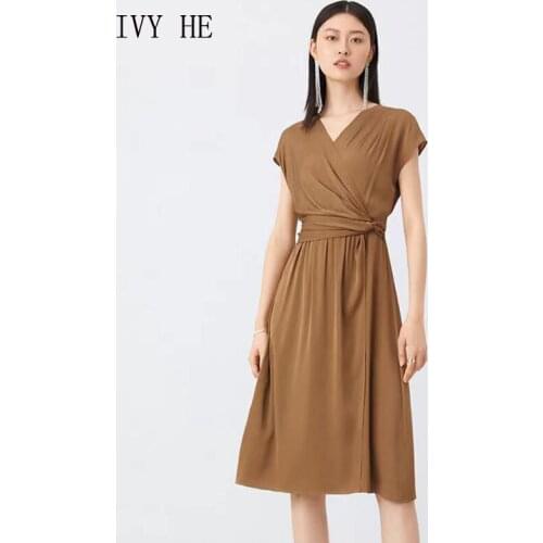 Однотонные летние платья OULA`F China At AliExpress