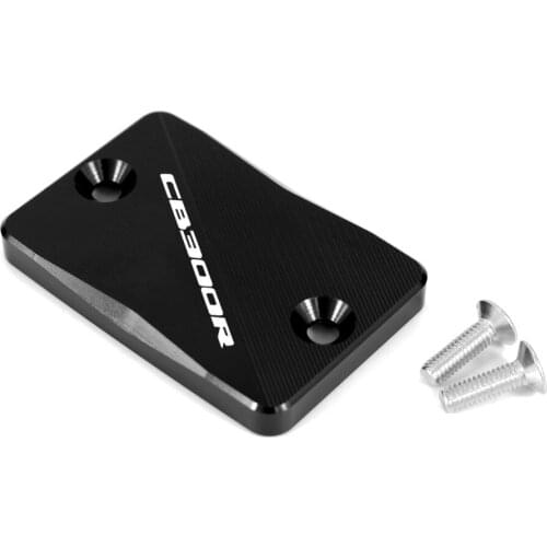 Front Rear CNC Brake Fluid Cap Covers Master Cylinder Reservoir Fluid Plug Fit For Honda CB300R 2019-2020