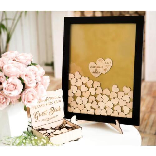 Personalize any language Alternative Guest Book, baby shower Drop Box, Guest Book Idea, Wedding Guestbook, Drop Top Guest book