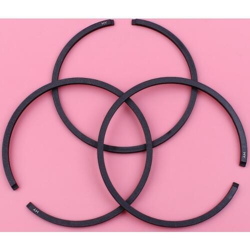 3pcs/lot Piston Rings For Stihl BR380 BR400 BR420 SR400 SR420 Blower Replacement Spare Part 46mm x 1.5mm