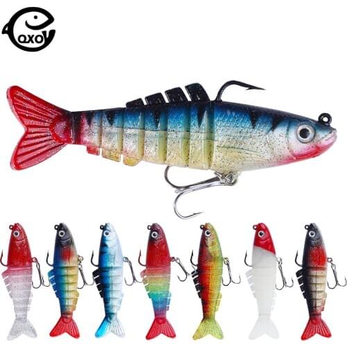 QXO 8pcs/lot 18g 9cm Silicone Bait Fishing Soft Swing Lure Wobbler Sea Sinkers For Fishing Shad Bait Swimbait Surface Lure