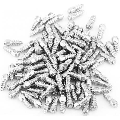 100 Pcs 12mm Car SUV ATV Anti-Slip Screw Stud Wheel Tyre Snow Tire Spikes Trim Auto Accessories tire stud