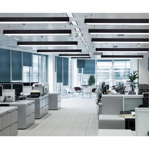 Led office can be spliced hanging line light bar light bar LED ceiling lamp lighting fixture led office chandelier lights led