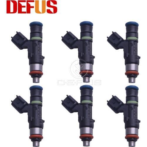 DEFUS 6x 0280158298 60lb 630cc Fuel Injector For Audi A4 TT For Volkswagen Golf Je tta 1.8T turbo EV14 0 280 158 298 Nozzle NEW