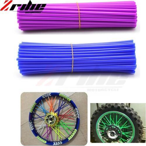 Motocross Dirt Bike Enduro Wheel RIM SPOKE Shrouds SKINS COVERS spoke coats for SUZUKI kawasaki 500 KX 450 KLX250 KLX450R KLR650