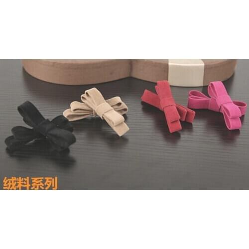 2 pcs/lot Fashion Korean Style Accessories Candy Color Flannel Bowknot Shoe Clip Buckle Accessories Hand-made Shoe Decoration