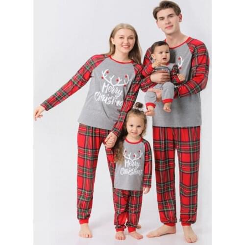 2021 Family Matching Clothes Pijama Unicornio Christmas Pajama Set Women Homewear Mother Daughter Kids Sleepwear Unicorn Pajamas