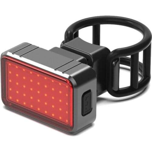2021 USB Rechargeable LED Bike Flash Tail Rear Light Bicycle Taillight Cycling Seatpost Waterproof 100LM COB 28LED Lighting Tool