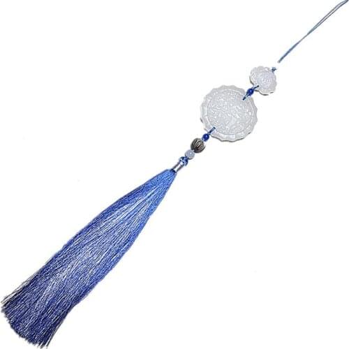 2021 chinese accessories retro cheongsam pressed flap tassel pendant antique chinese style hanfu ornaments folk work of art