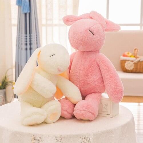 60cm Stuffed Animal Rabbit Soft Bunny Toys Long Ear Rabbit Plush Toys Sleeping Pillow Doll Toys Gift for Girls
