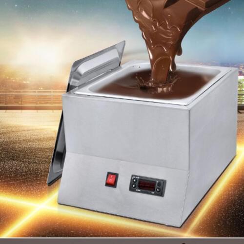 Chocolate melting pots commercial single hot chocolate dipping melting machine cylinder electric warmer melter 1 Lattices