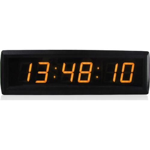 Big digital time clock wall mounted 1.8" LED timer clock for lecture speech timing usage