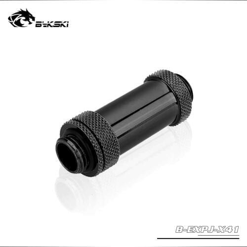 BYKSKI G1/4" Male to Male Rotary Connectors Extender (41-69mm) use for GPU Card use for Cross Fire connect SLI Retractable
