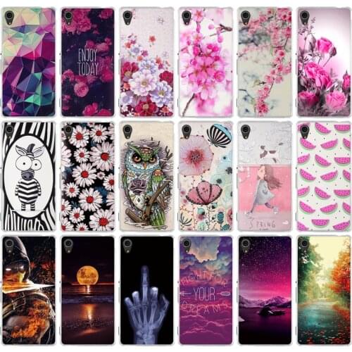 For Cover Sony Xperia M4 Aqua Case Soft Rubber Case for Sony Xperia M4 Aqua Cover for Sony M4 Aqua Dual E2303 E2312 E2333 E2353