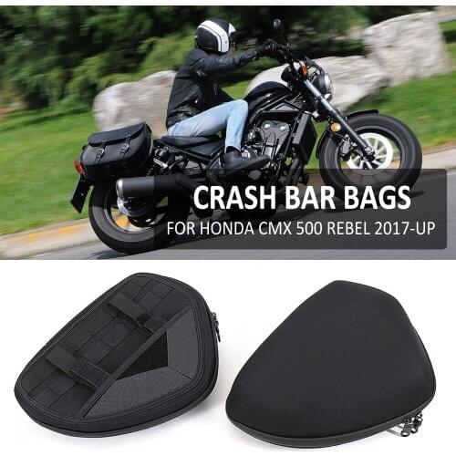 FOR HONDA CMX 500 REBEL 500 CMX500 2017-2021 2018 2019 Motorcycle Crash Bar Bags Frame Storage Bag Toolkit Storage Package Bags
