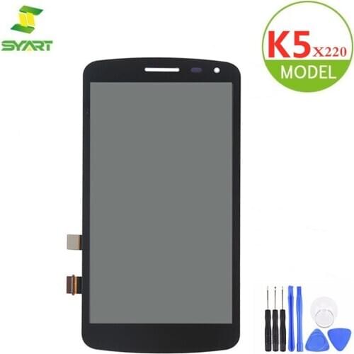 For LG K Series K5 X220 LCD Display Touch Screen Digitizer Assembly Replacement Parts + Tools For X220MB X220DS 5.0" LCDs Screen