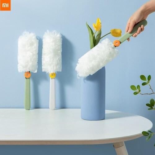 Xiaomi double-sided electrostatic dust duster household car cleaner wiping sweeping ash dust-proof feather duster smart home