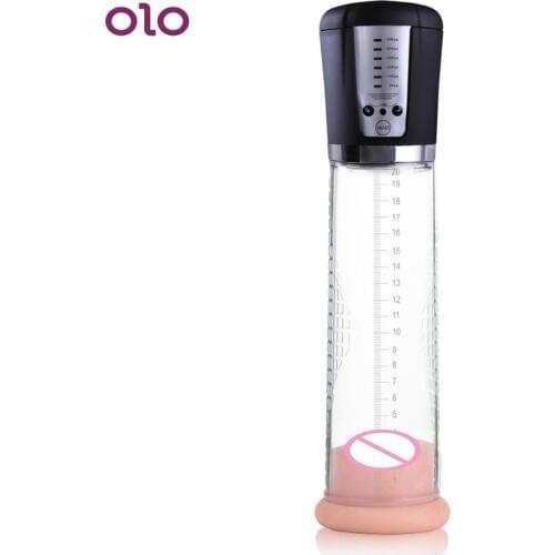 Penis Pump Vacuum Enlargement Extender Stretcher USB Rechargeable Automatic Electric Penile Pumps Sex Toys for Men