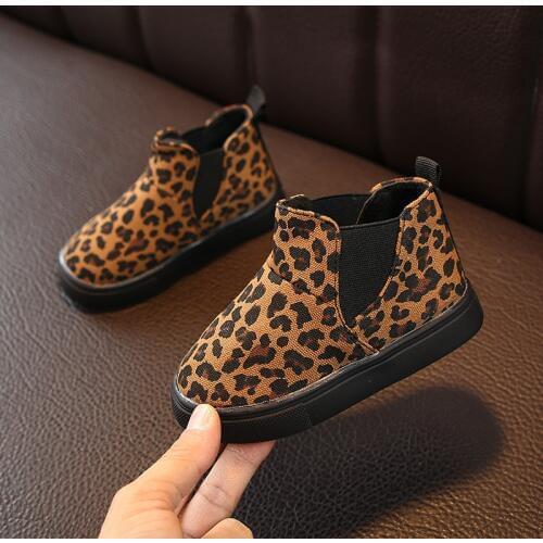 New Girls Leather Boots Kids Shoes Spring Autumn Pu Leather Children Boots Fashion Toddler Infantil Boot Warm Winter Snow Boot